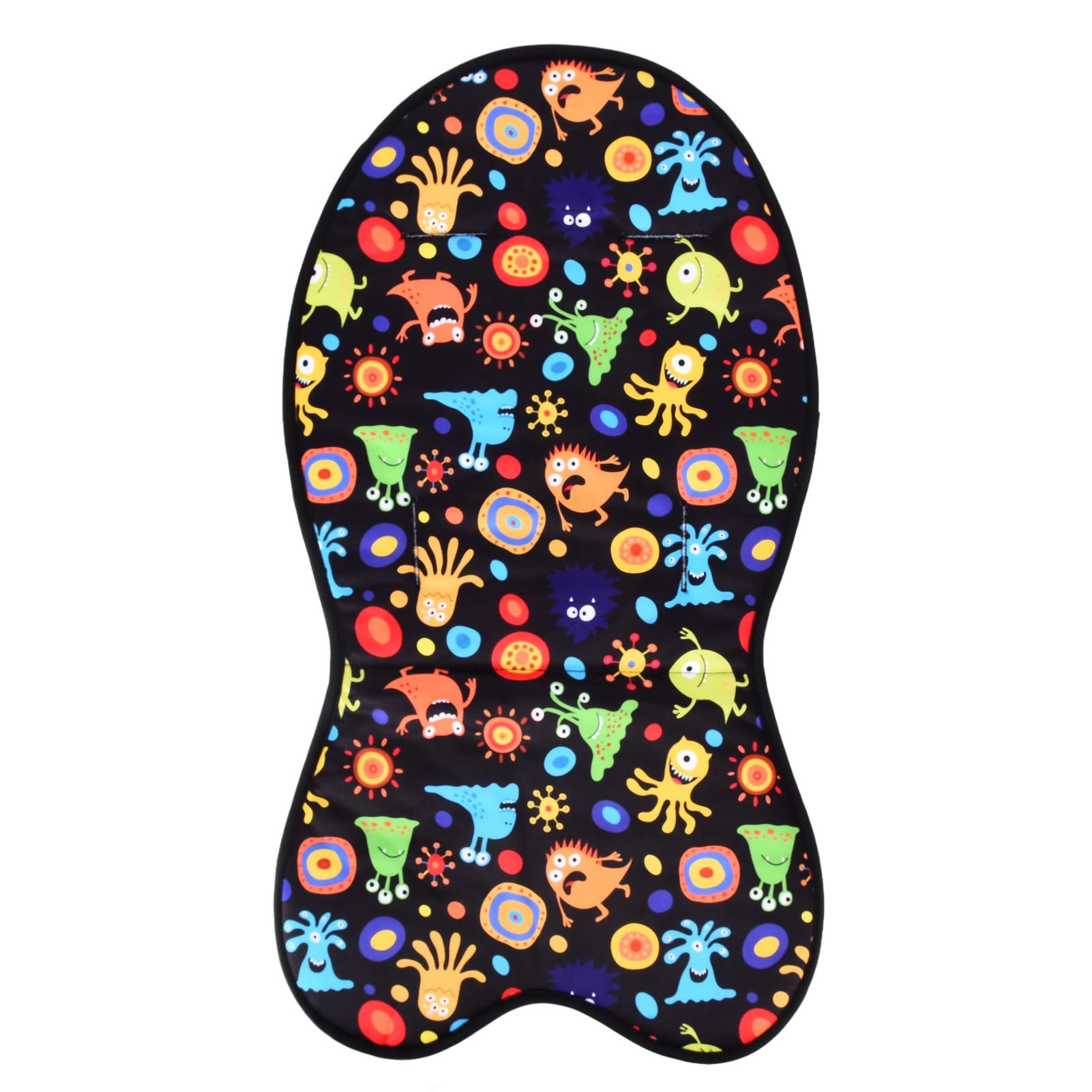 Breathable Baby High Chair Cushion - Lightweight Sponge Pad for Car Seat & High Chair | Comfortable Support for Infants | Perfect for Dining, Travel & Home Use (Little Monster Brand)