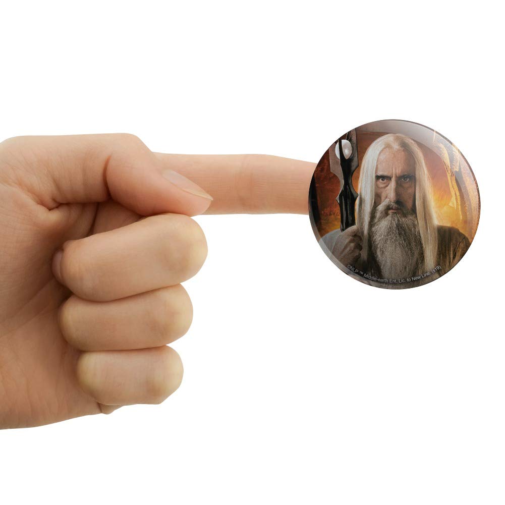 The Lord of The Rings Saruman Character Puffy Bubble Dome Stickers for Scrapbooking, Card Making, DIY Crafts - Perfect for Journals, Albums & Gift Decorations