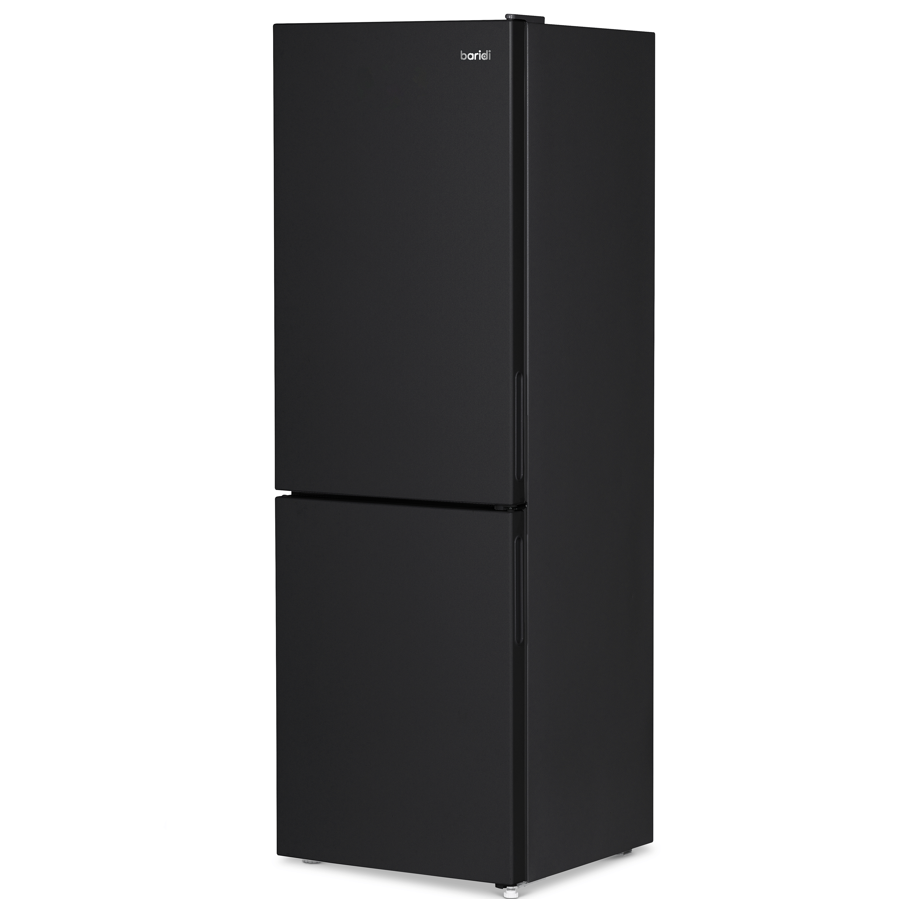 Baridi 47cm 70/30 Fridge Freezer - 157L Capacity, Low Frost Technology, 4 Star Energy Rating, Black (DH253) - Perfect for Small Apartments, Dorms & Office Break Rooms