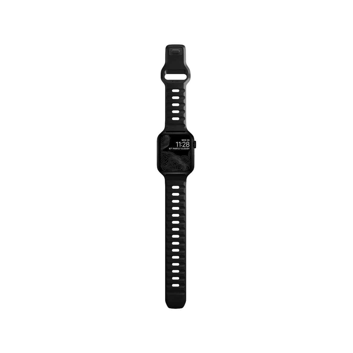 Nomad Sport Band for Apple Watch 40mm/41mm - Premium Durable Black Silicone Strap - Perfect for Running, Workouts & Everyday Wear