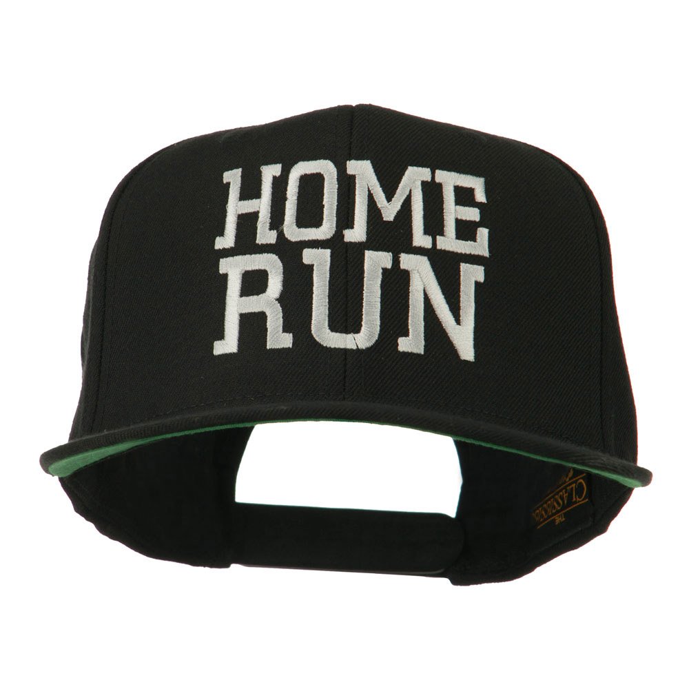E4Hats.com Home Run Embroidered Baseball Cap - Adjustable Cotton Dad Hat for Men & Women - Perfect for Baseball Games, Outdoor Sports & Casual Wear
