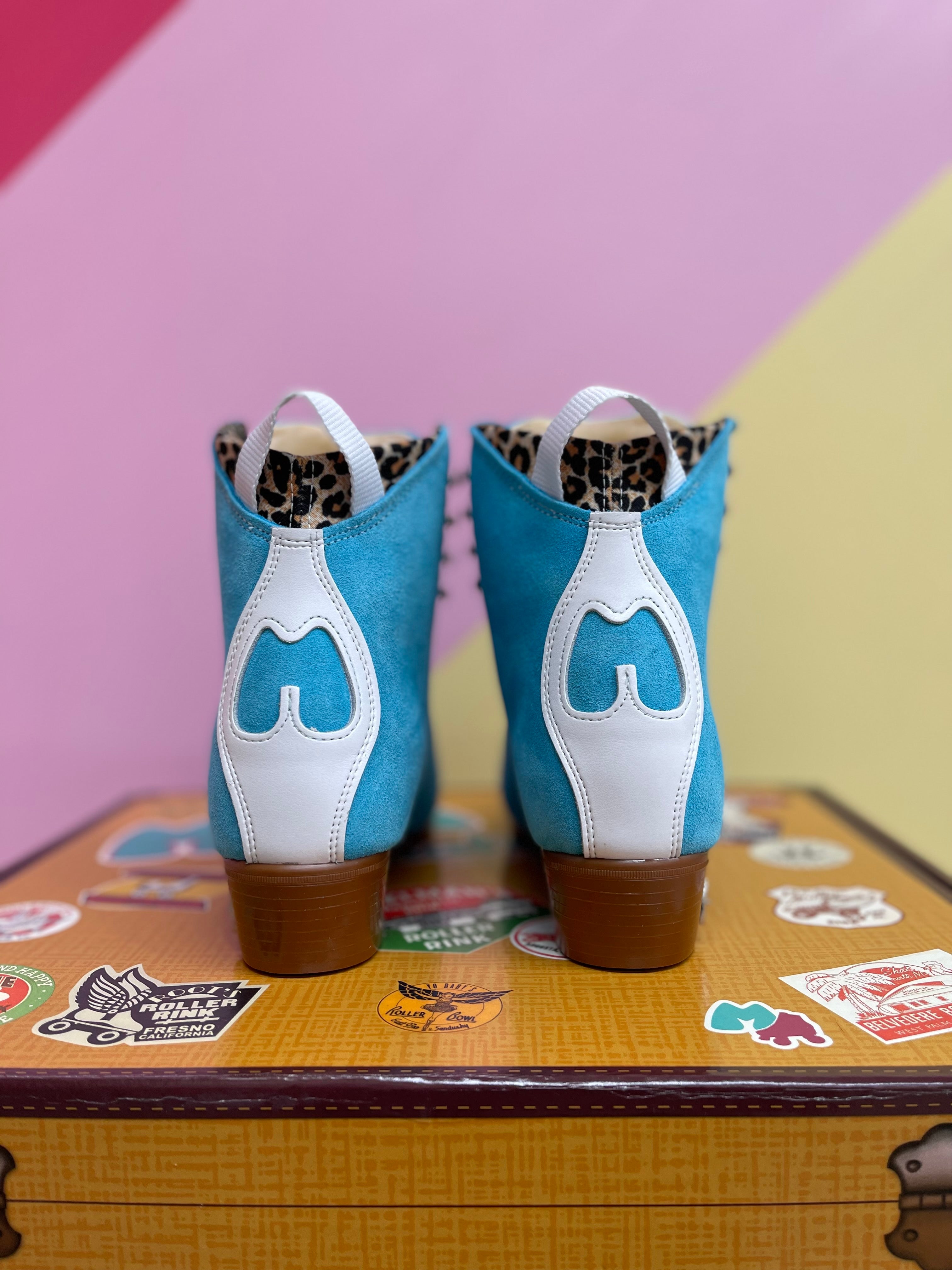 Moxi Jack Boot Only True Blue - Premium Roller Skates for Women - Perfect for Roller Derby, Outdoor Skating & Rink Fun