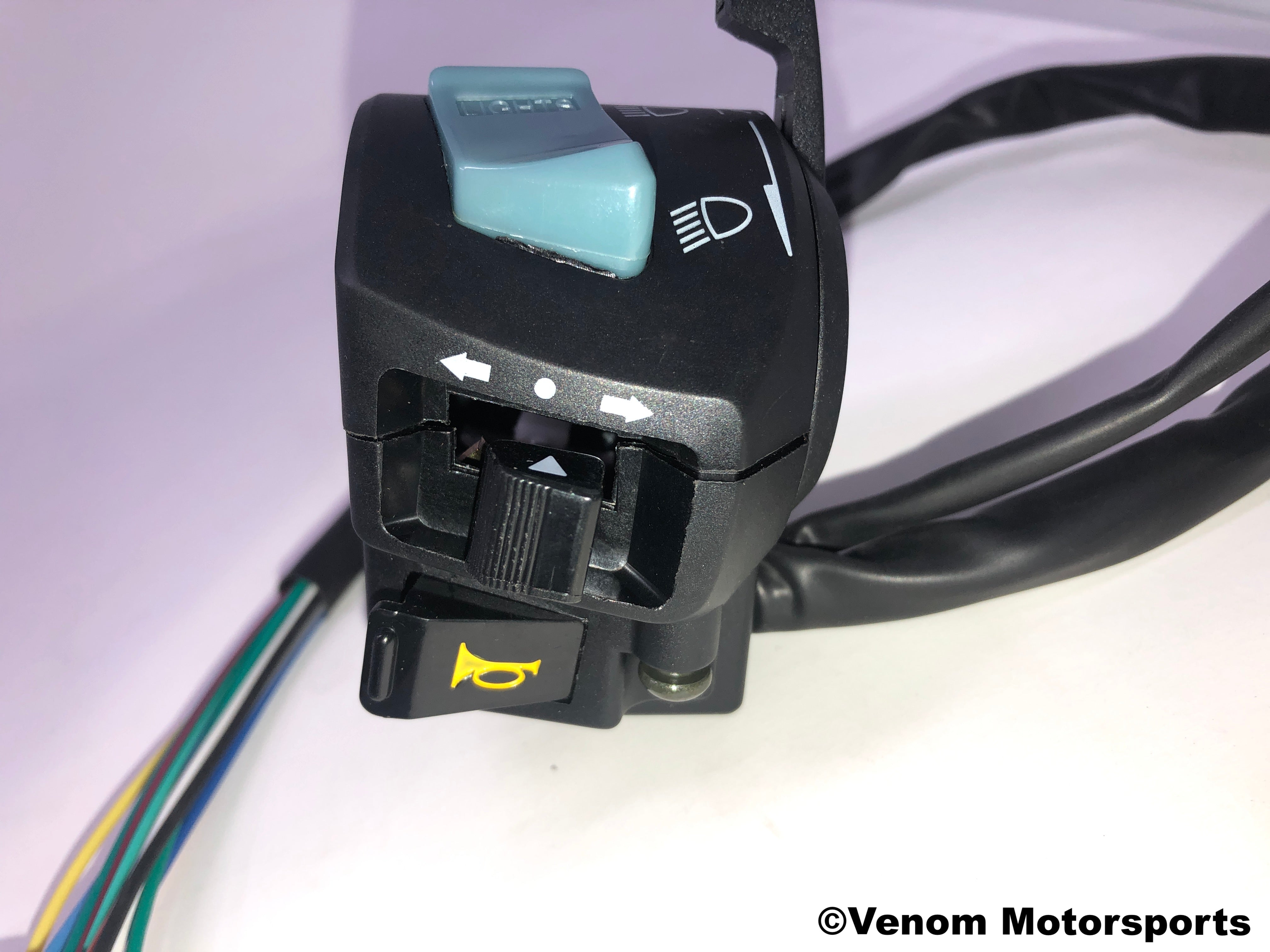 Original Replacement Left Side Control Switch for Venom 50cc Fatboy Scooter - Perfect for DIY Repairs & Maintenance | Compatible with 50cc Gas Scooters