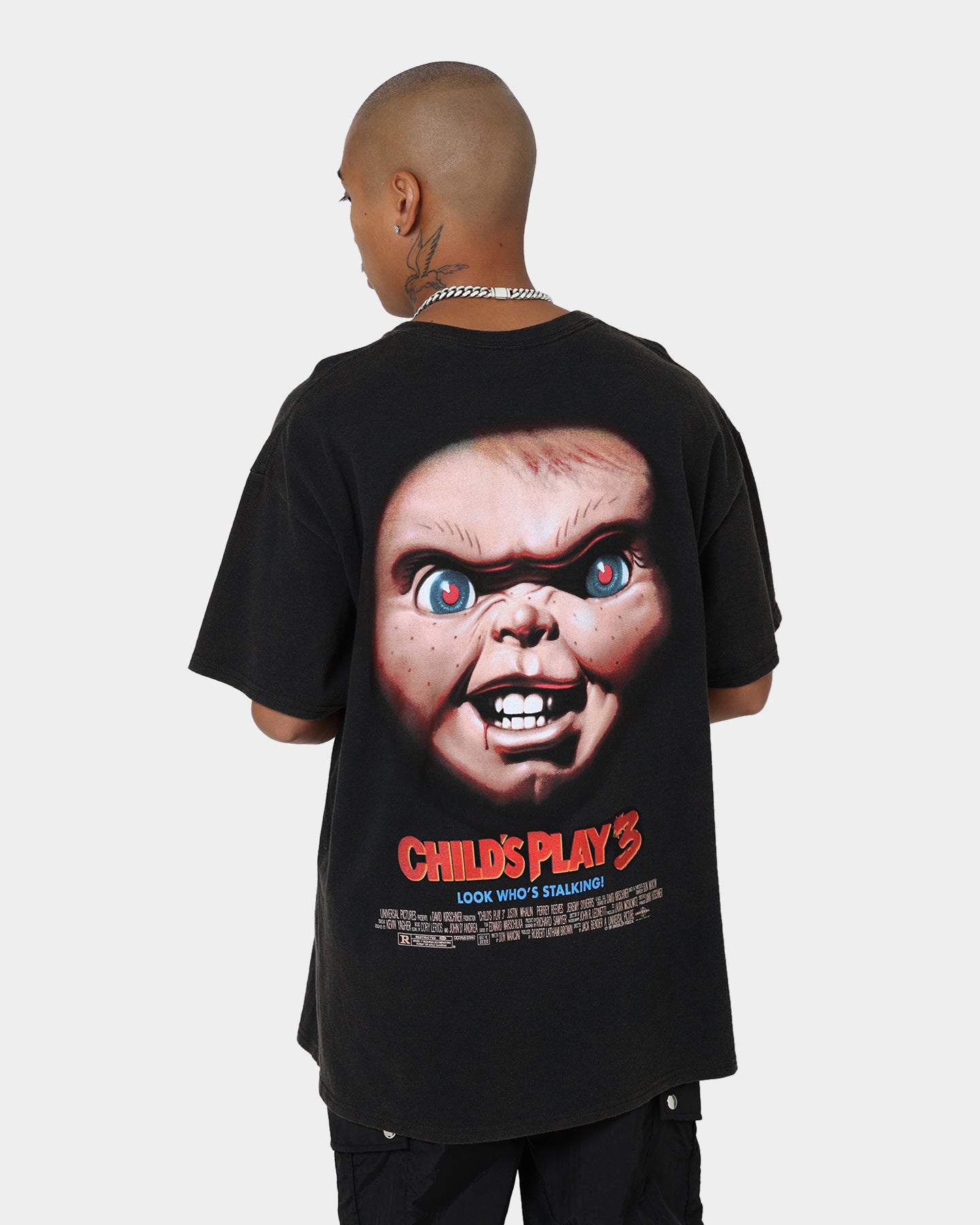 Vintage Child's Play 3 Movie T-Shirt - American Thrift Black Wash Tee - Perfect for Halloween Costumes & Horror Movie Fans