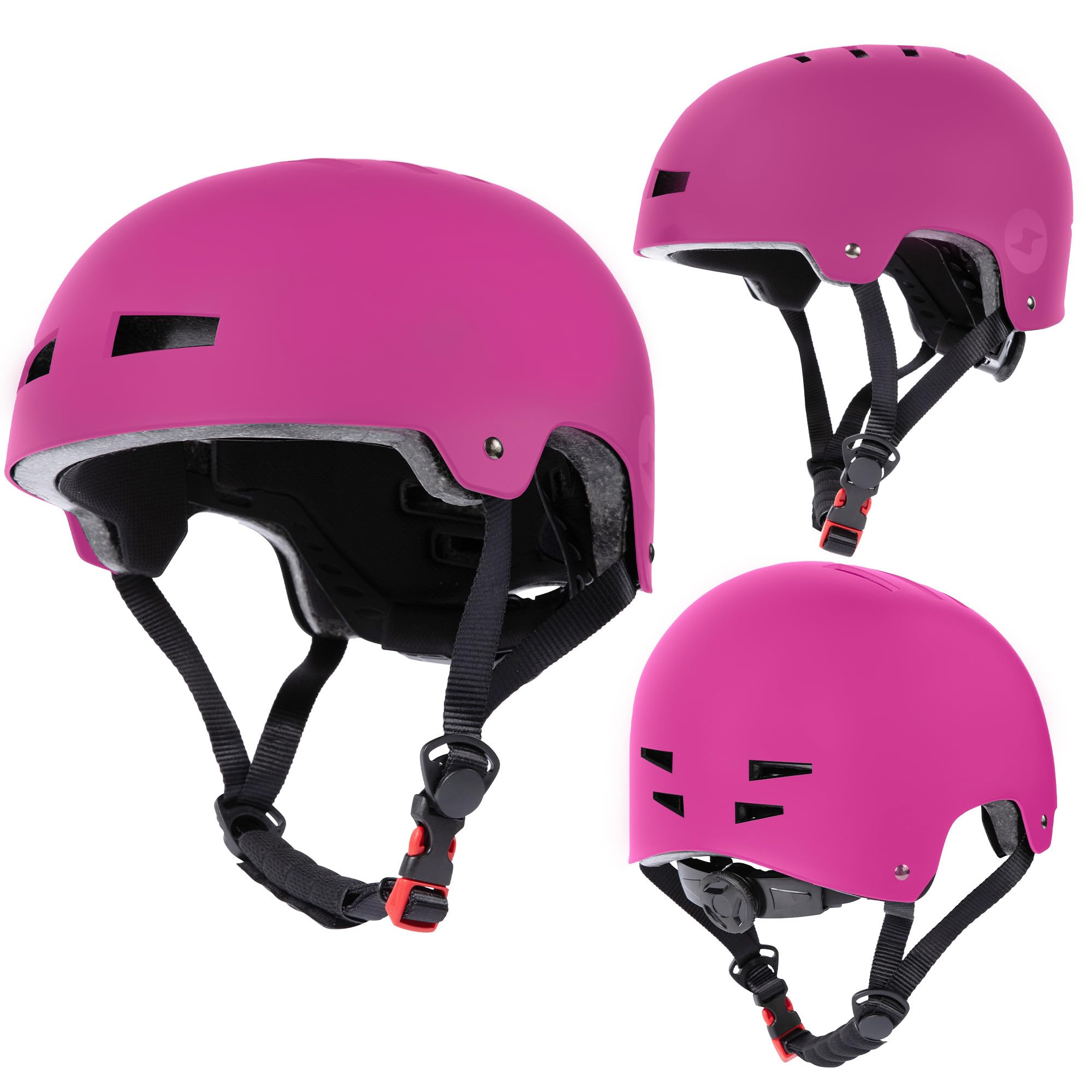 LaScoota Multi-Sport Scooter Helmet for Adults, Youth & Kids - Bike, Skateboard & Roller Skating Safety Helmet with Impact-Absorbing Core & Ventilation - Perfect for Cycling, Scootering & Outdoor Sports Activities