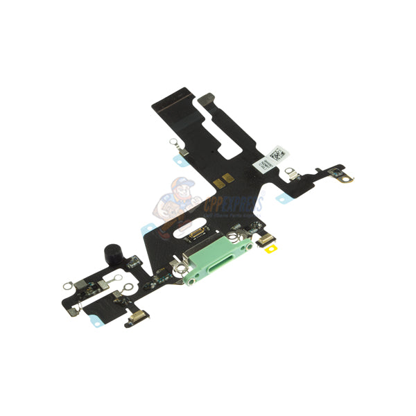 Original iPhone 11 Charging Port Dock Connector Flex Cable Replacement - Green | Fast Charging & Data Sync | Compatible with iPhone 11/11 Pro/11 Pro Max | Perfect for Home, Office & Travel Use
