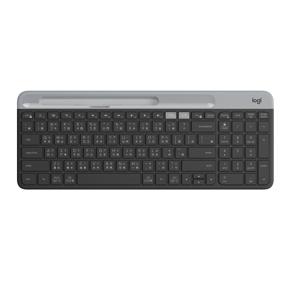 Logitech K580 Slim Multi-Device Wireless Keyboard - Compatible with Windows, Mac, iPad - Perfect for Home Office, Gaming & Remote Work