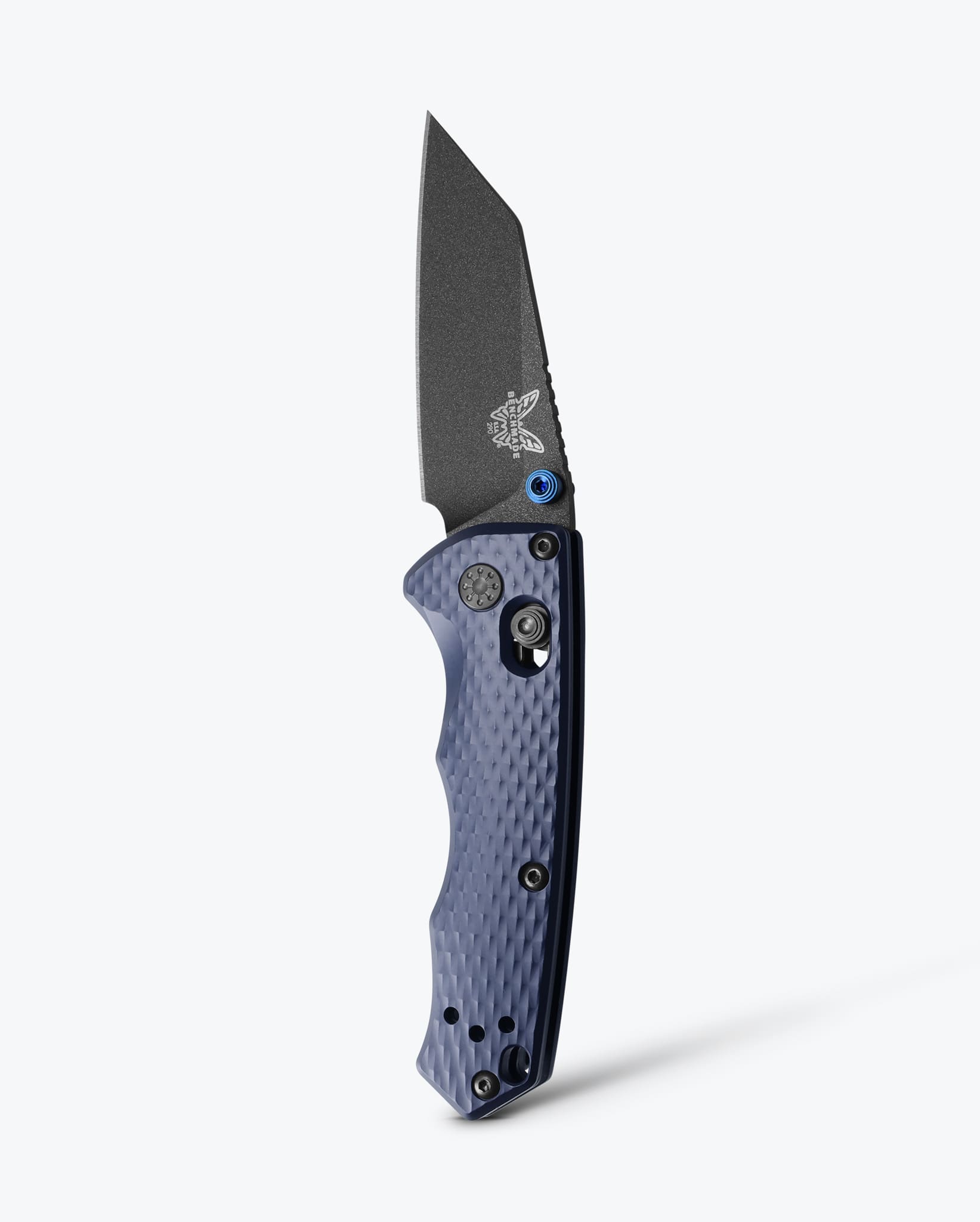 Full Immunity™ Crater Blue Aluminum Wharncliffe Pocket Knife - EDC, Outdoor, Survival & Tactical Use