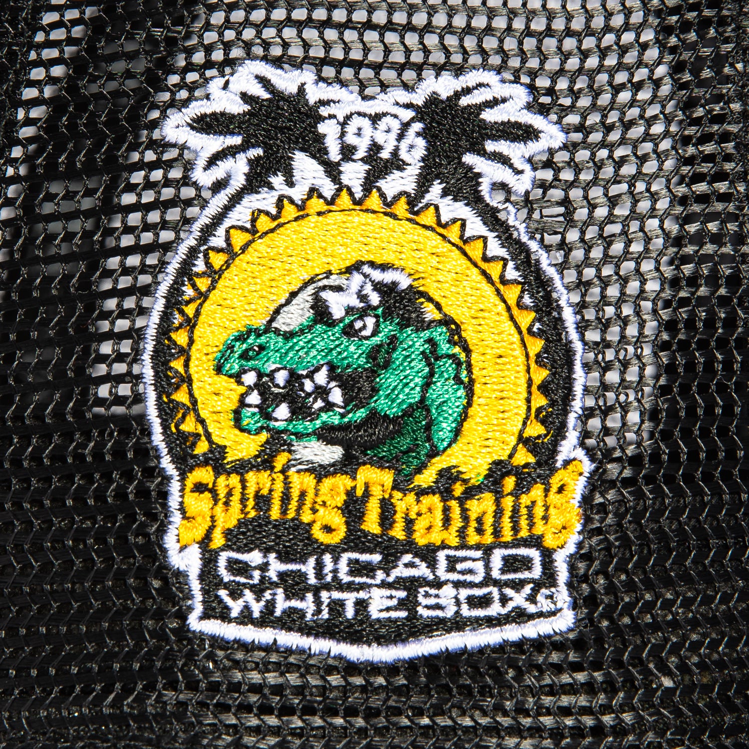 New Era 59Fifty Chicago White Sox 1996 Spring Training Patch Snapback Trucker Hat - Black MLB Baseball Cap for Men & Women - Perfect for Games, Collecting & Streetwear Fashion