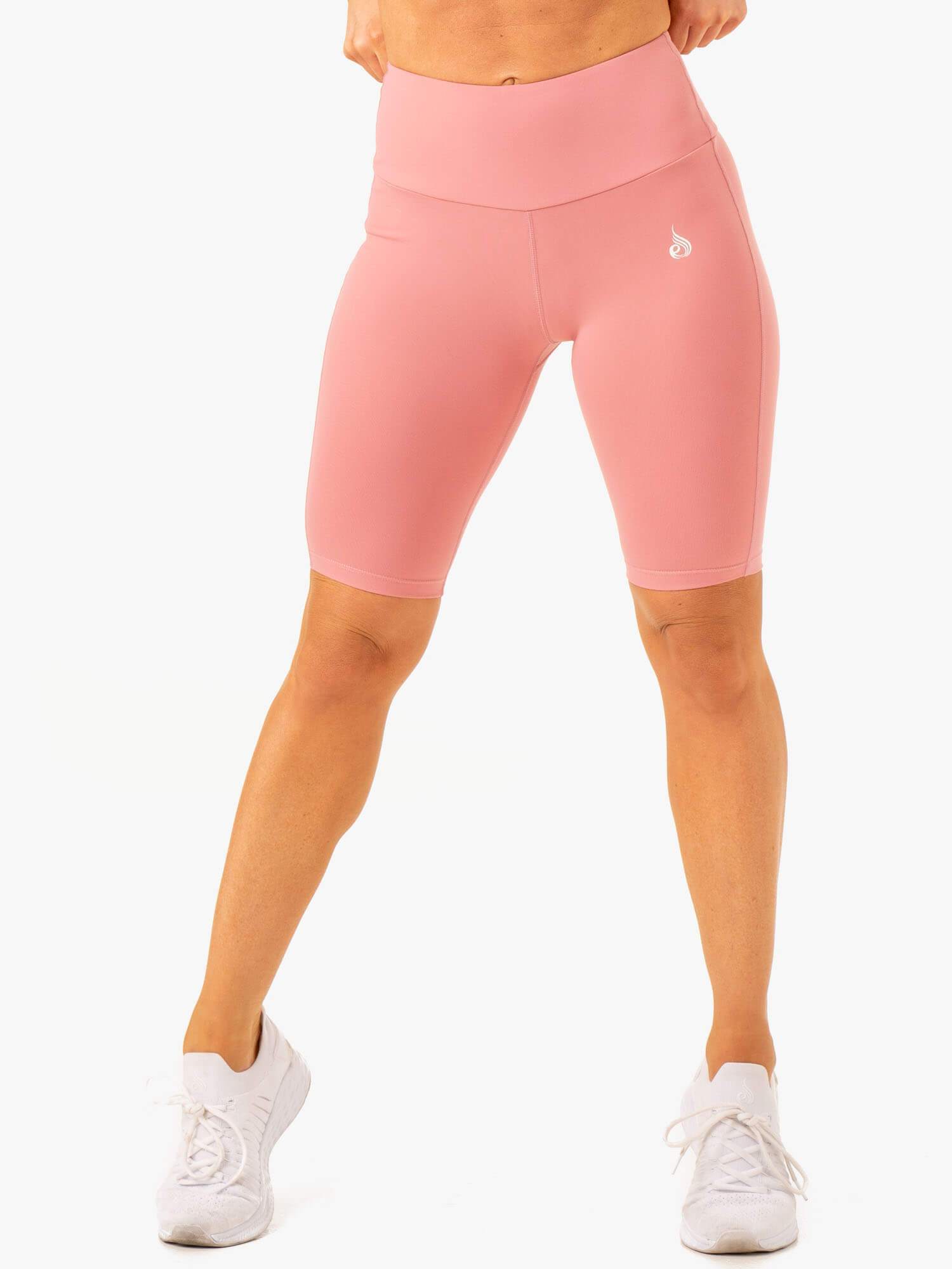 Action Bike Shorts for Women - Blush Pink High Waist Cycling Shorts | Perfect for Gym, Running, Yoga & Outdoor Sports