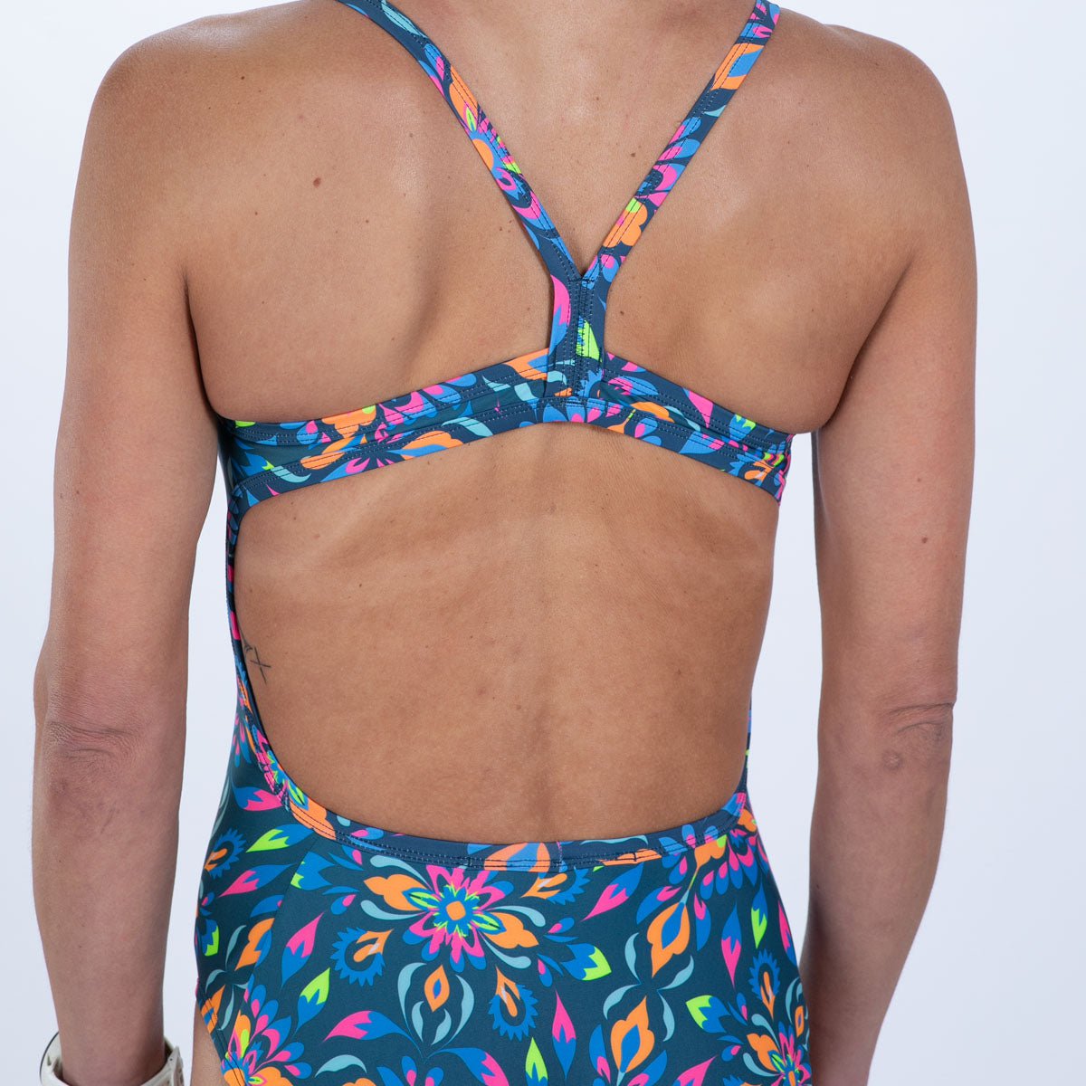 Women's LTD Swimsuit - Stylish Kaleidoscope Print One-Piece Bathing Suit for Beach, Pool & Vacation | Trendy Swimwear for Women