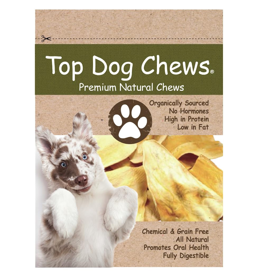Premium All-Natural Cow Ears Dog Treats - 10 Pack (6
