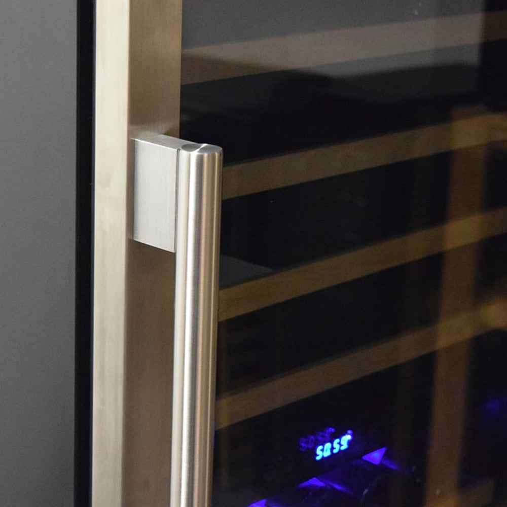 Loft 400 46 Bottle Dual Zone Wine Cooler Refrigerator - Perfect for Home Bars, Restaurants, and Wine Cellars