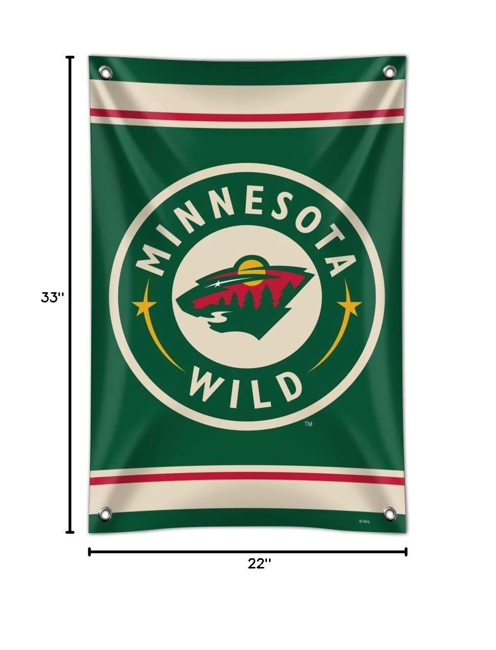 Minnesota Wild NHL Logo Wall Decor - Premium Wooden Hockey Sign for Home, Office, Bar & Man Cave - Perfect Gift for Hockey Fans & Sports Enthusiasts