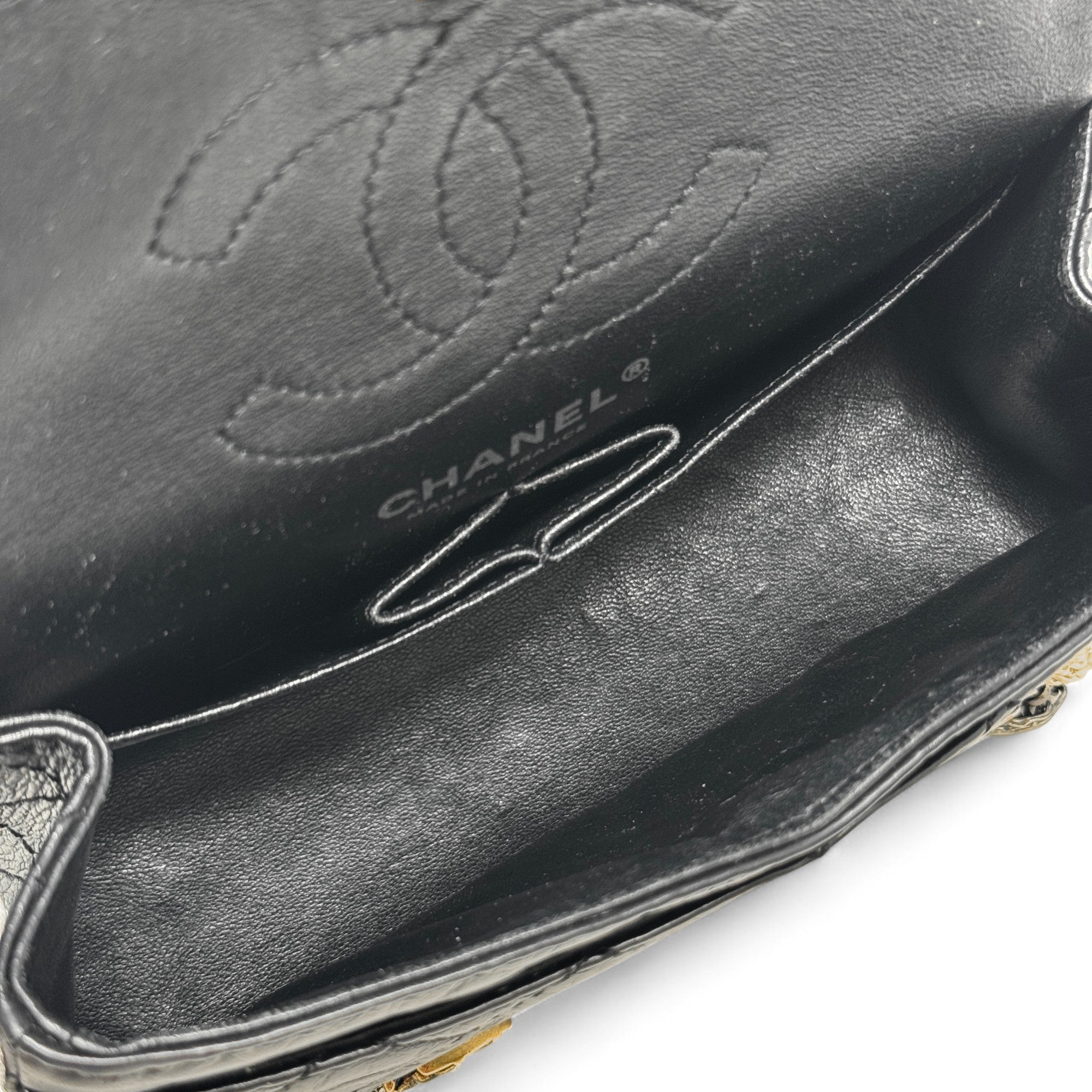 Chanel Black Charms 2.55 Reissue 224 Flap Bag - Luxury Designer Handbag for Women | Perfect for Evening Parties, Date Nights & Special Occasions