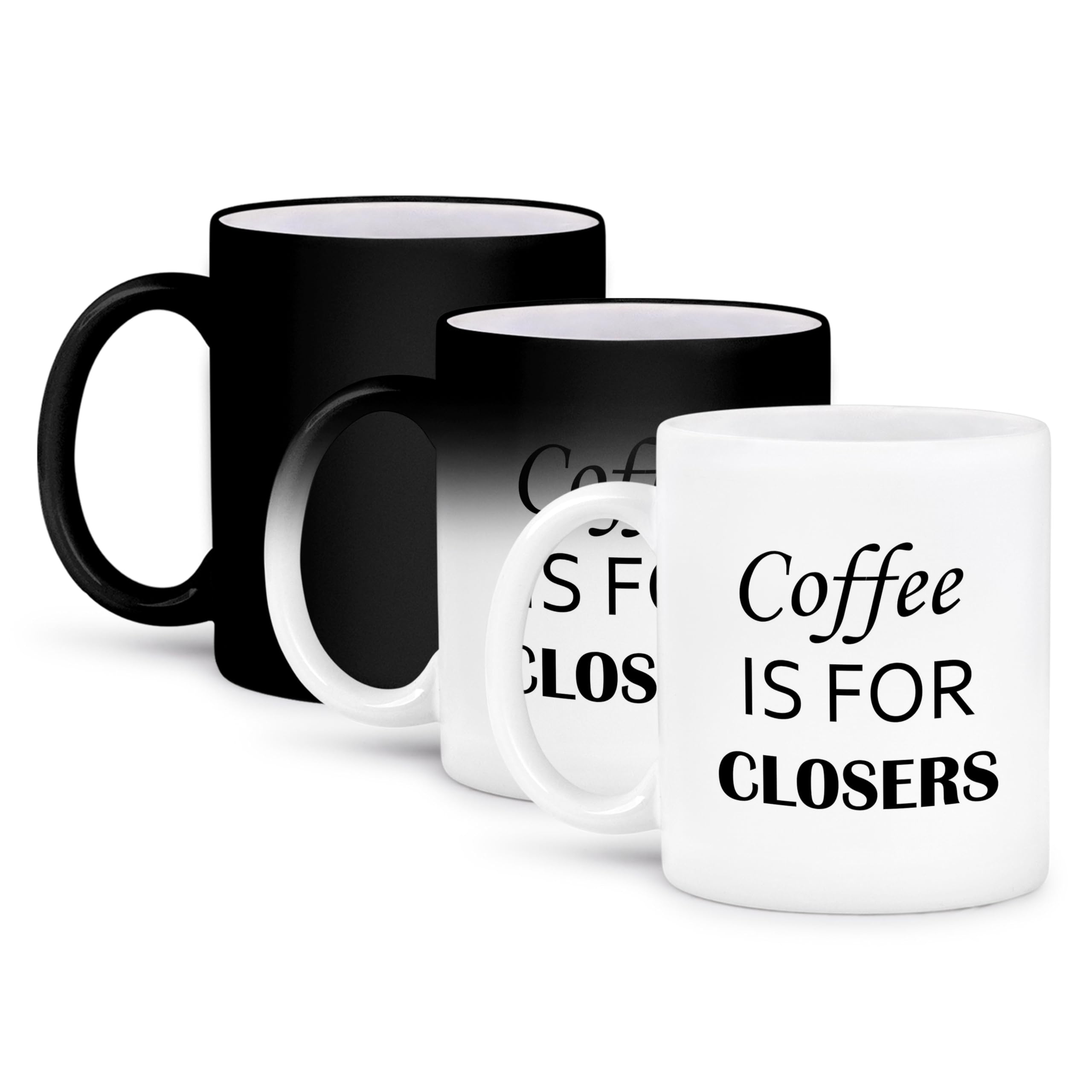 3dRose 11oz Funny Coffee Mug - 'Coffee is for Closers' Anne Collections Quote - Perfect Gift for Office, Home & Coffee Lovers