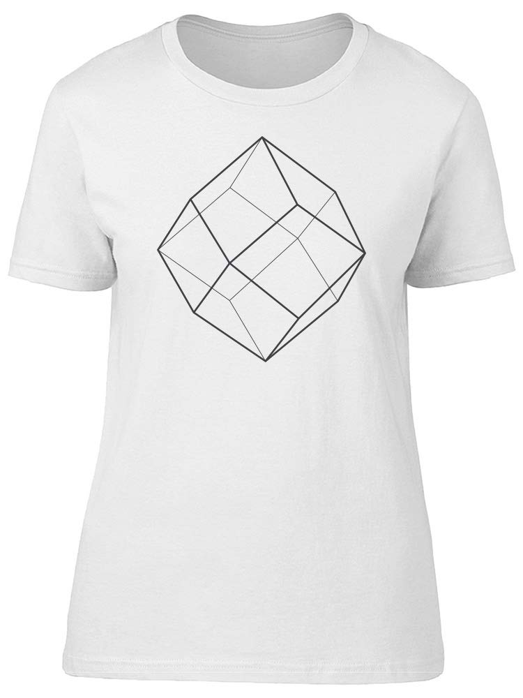 Stylish Polyhedron Print Men's T-Shirt - Trendy Geometric Graphic Tee for Casual Wear & Street Fashion
