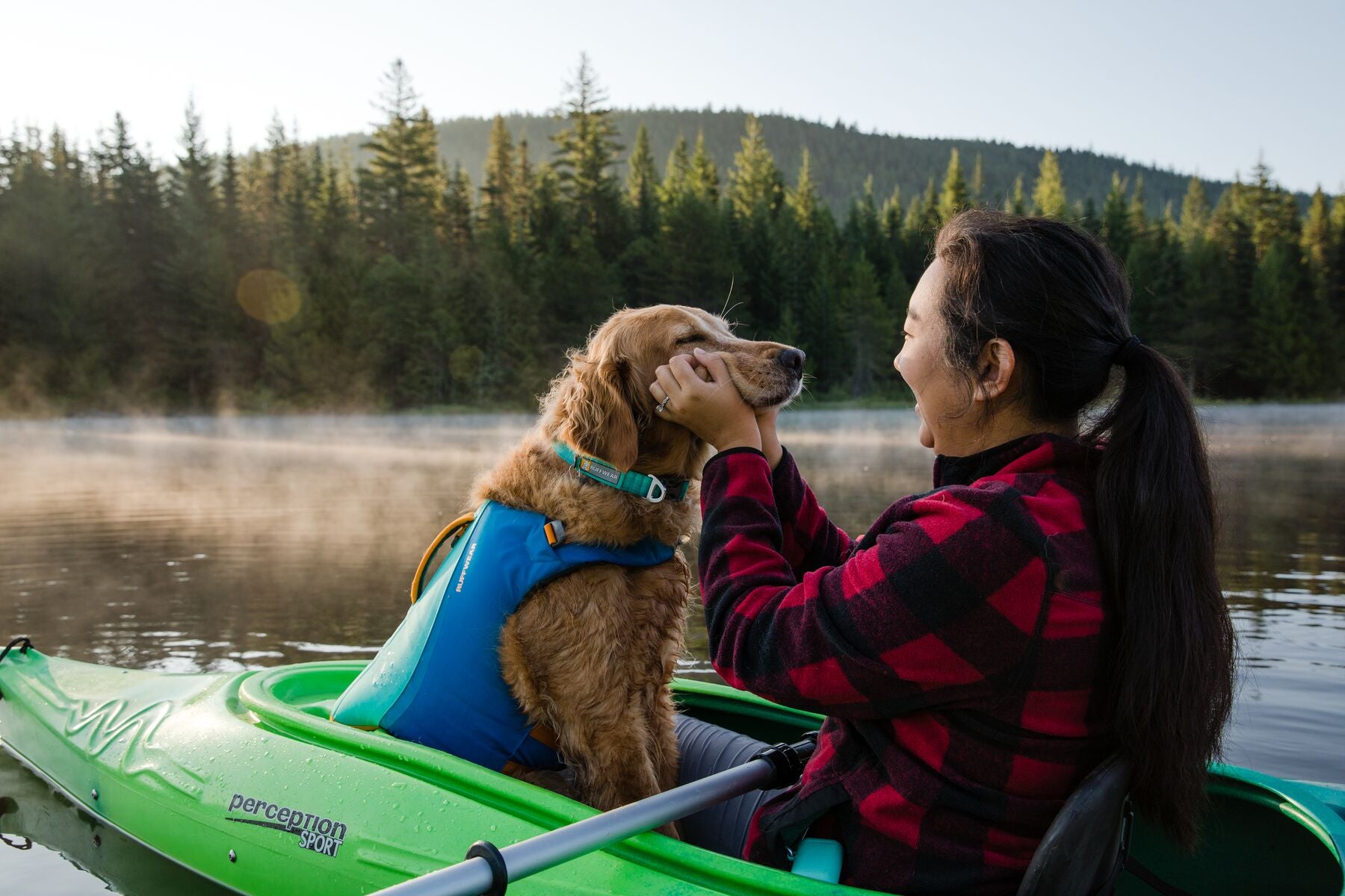 Ruffwear K9 Float Coat Dog Life Jacket - Blue Dusk | Buoyancy Aid for Swimming, Boating & Water Safety | Perfect for Paddleboarding, Kayaking & Beach Adventures