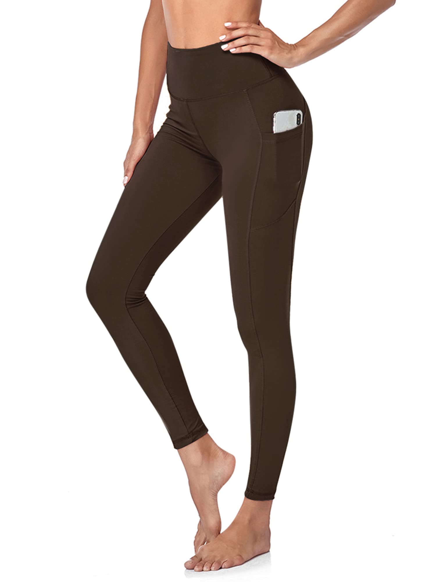 Love My Fashions® Women's High Waisted Yoga Pants - Tummy Control Workout Leggings with Pockets, Stretchy Gym Sports Pants for Running, Training & Everyday Wear