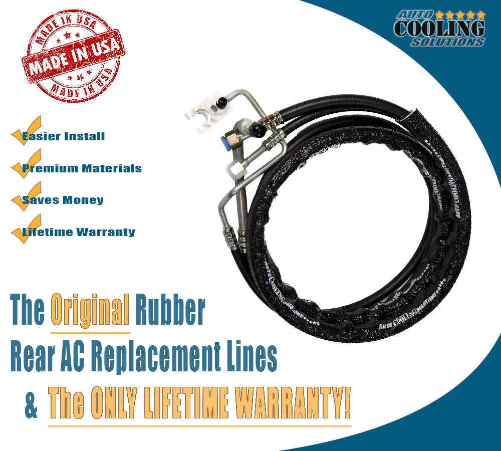 Rear AC Line Set for Journey 2009-2011 - Replacement AC Refrigerant Lines - Perfect for Dodge Journey AC System Repair & Maintenance