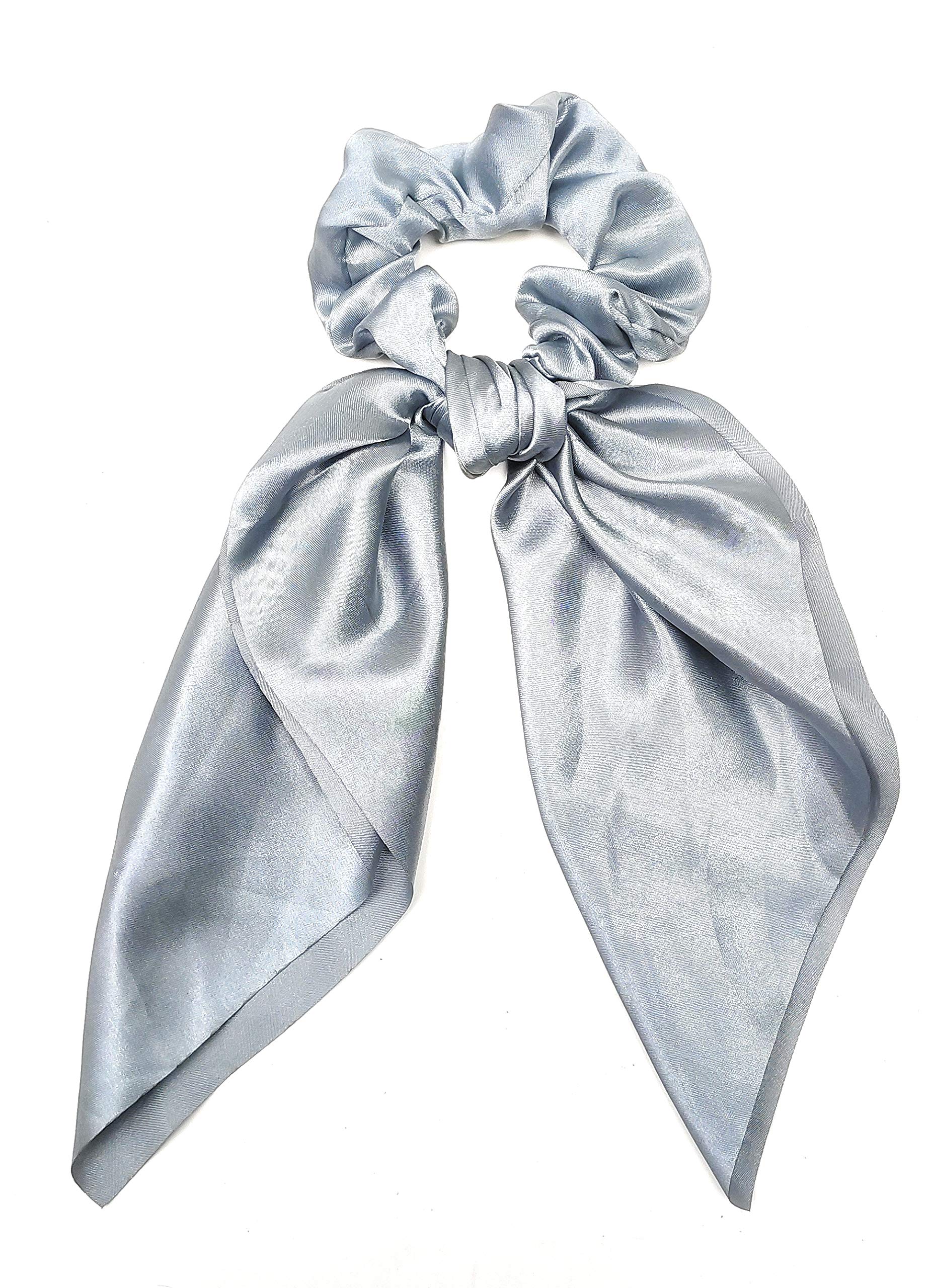 JAGMOOLYA 6PCS Hair Scrunchies Set - Soft Chiffon & Satin Elastic Hair Ties for Women & Girls, Ponytail Holders & Hair Bands (Perfect for Work, Gym, Party & Everyday Use)