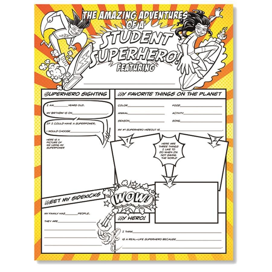 All About Me: Student Superheroes - Inspiring Classroom Activities & Back to School Essentials for Kids