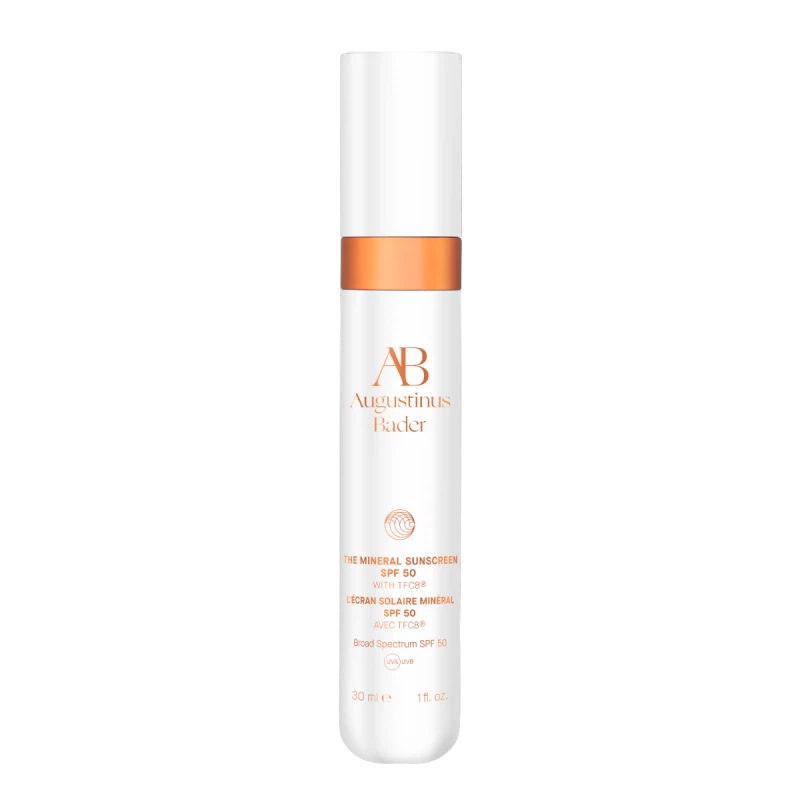 Augustinus Bader The Mineral Sunscreen SPF 50 - Broad Spectrum UVA/UVB Protection, Water-Resistant, Reef-Safe Zinc Oxide Sunscreen for Face & Body - Perfect for Beach, Swimming & Outdoor Activities