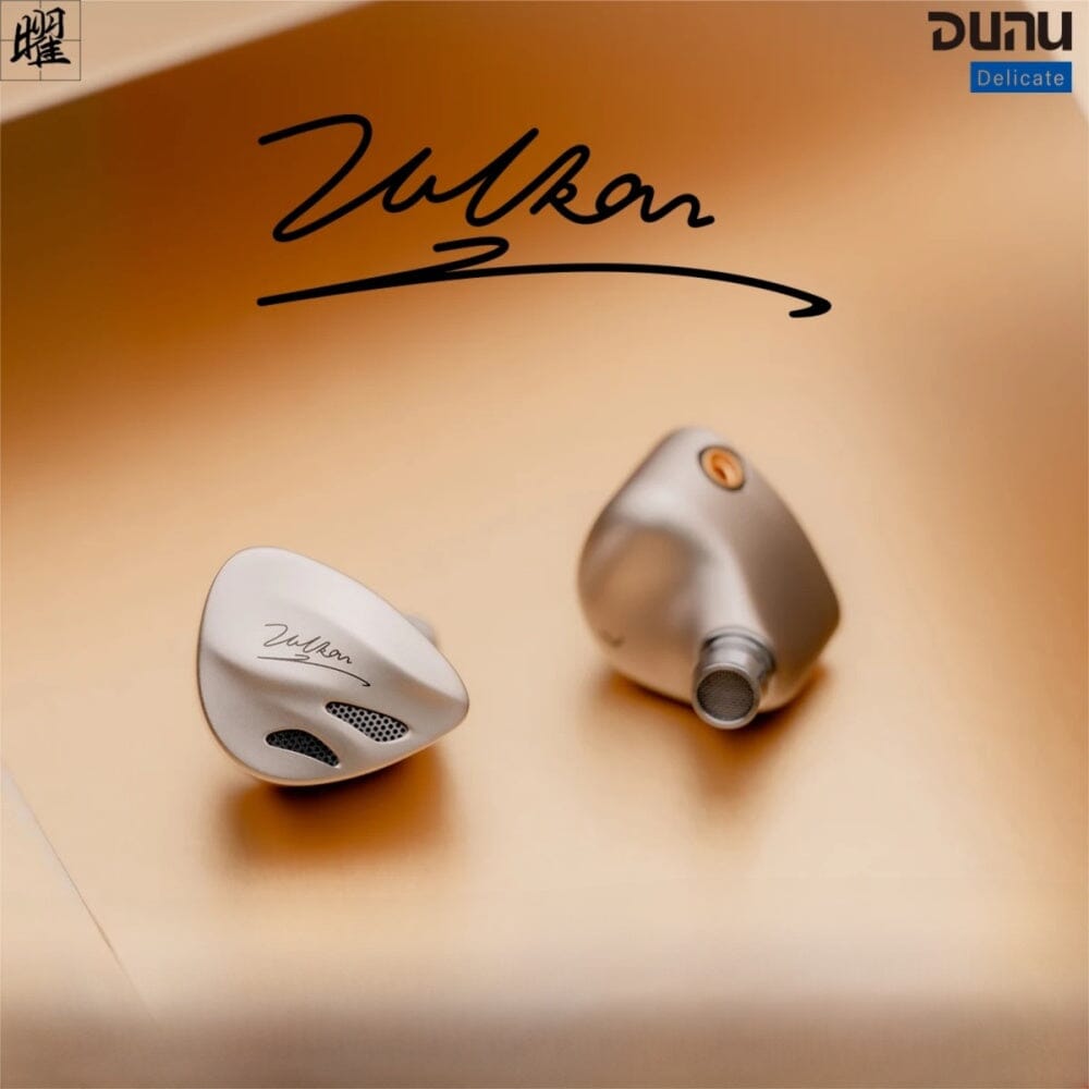 DUNU Vulkan II 2DD+6BA Hybrid Driver IEMs - High Resolution In-Ear Monitors for Audiophiles, Musicians & Gaming (Perfect for Studio Recording, Live Performances & Competitive Gaming)