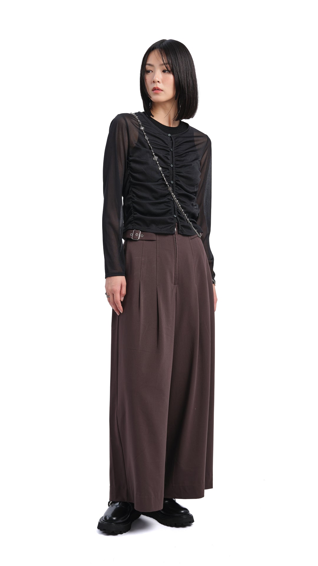 Sheer Gathered Jacket for Women - Lightweight Lace Cover Up - Elegant Evening Wear for Parties, Weddings & Date Nights
