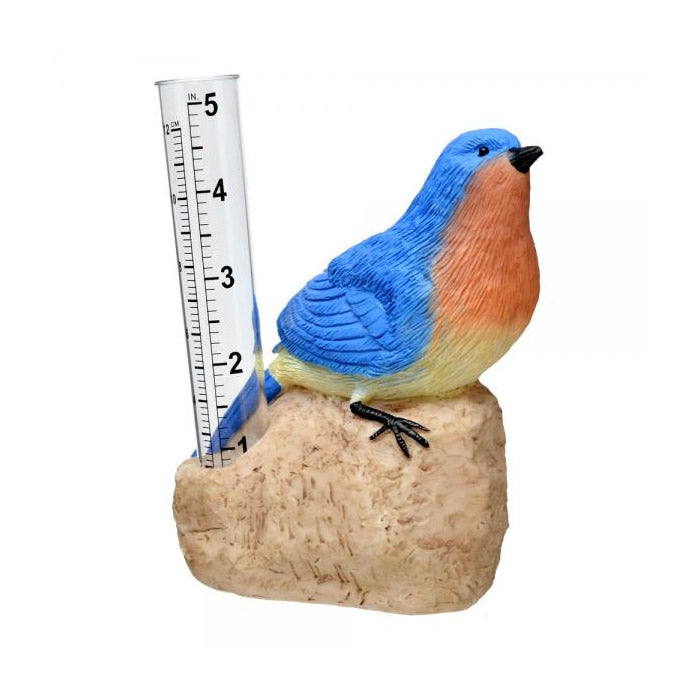 Accurate Outdoor Bluebird Rain Gauge - Weather Resistant Rainfall Measurement Tool for Garden, Lawn & Backyard | Perfect for Weather Enthusiasts & Home Gardeners