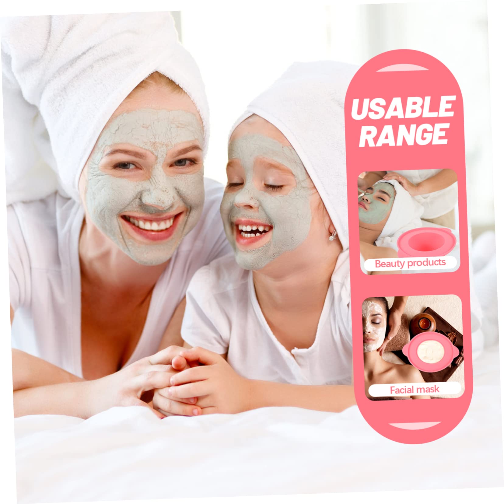 **Premium Silicone DIY Facial Mask Mixing Bowl - Heat Resistant & Anti-Slip Beauty Tool for Homemade Skincare - Perfect for Spa, Salon & At-Home Skincare Routines**