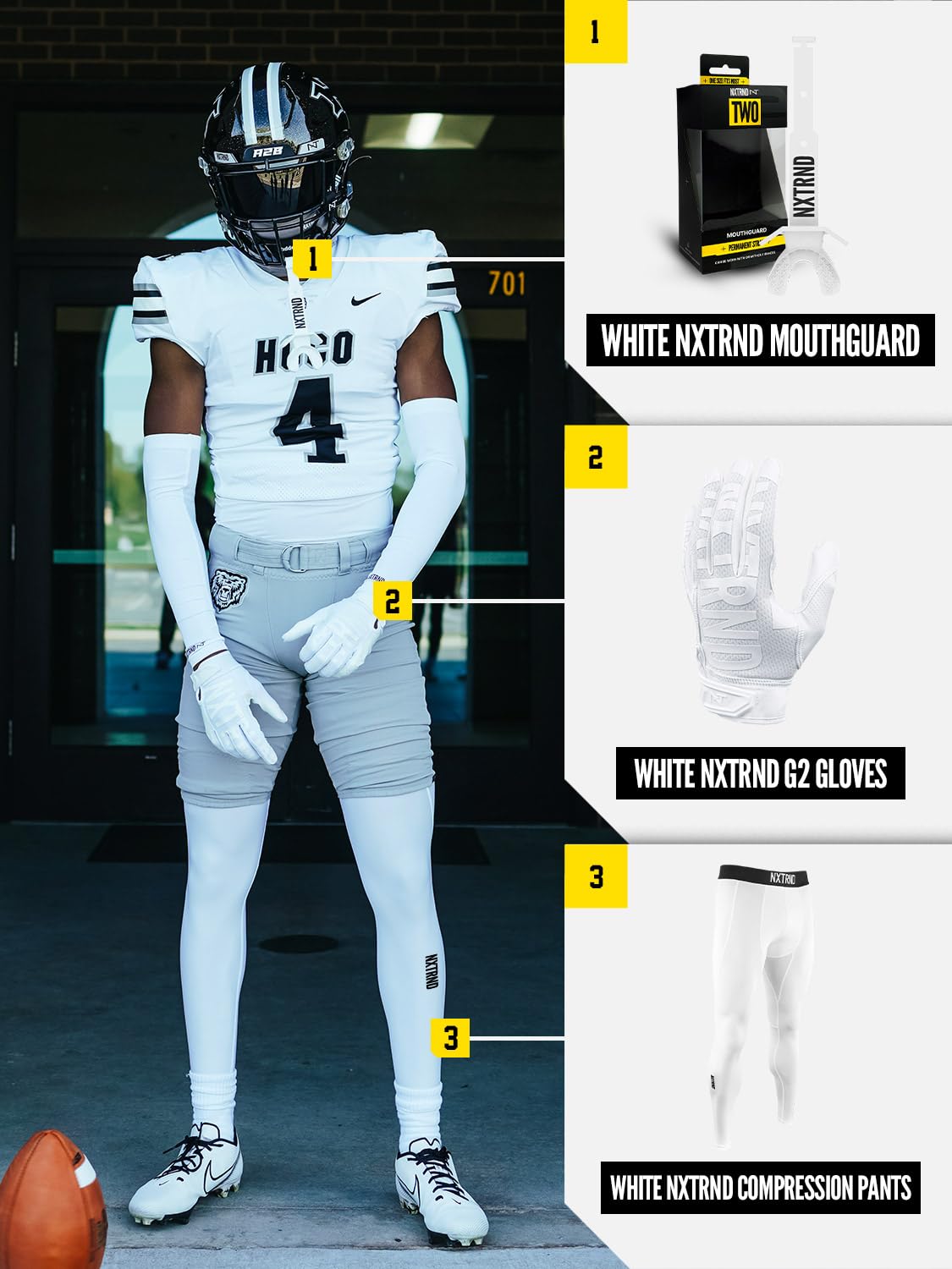 Nxtrnd Core Men's Compression Pants - High-Performance Football Tights for Training & Workouts - Moisture-Wicking & Muscle Support for Athletes & Gym Enthusiasts