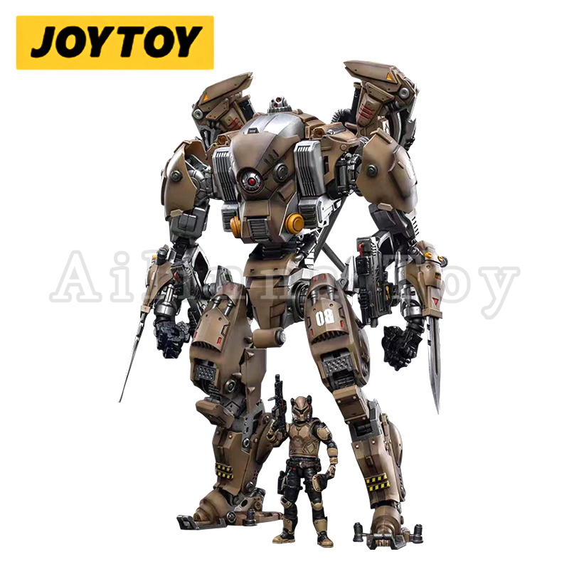 JOYTOY 1/18 Scale Xingtian Mecha Action Figure with Pilot - Collectible Die-Cast Robot Model for Mecha Battle For The Stars - Perfect for Display, Gifts, and Anime Fans Collection
