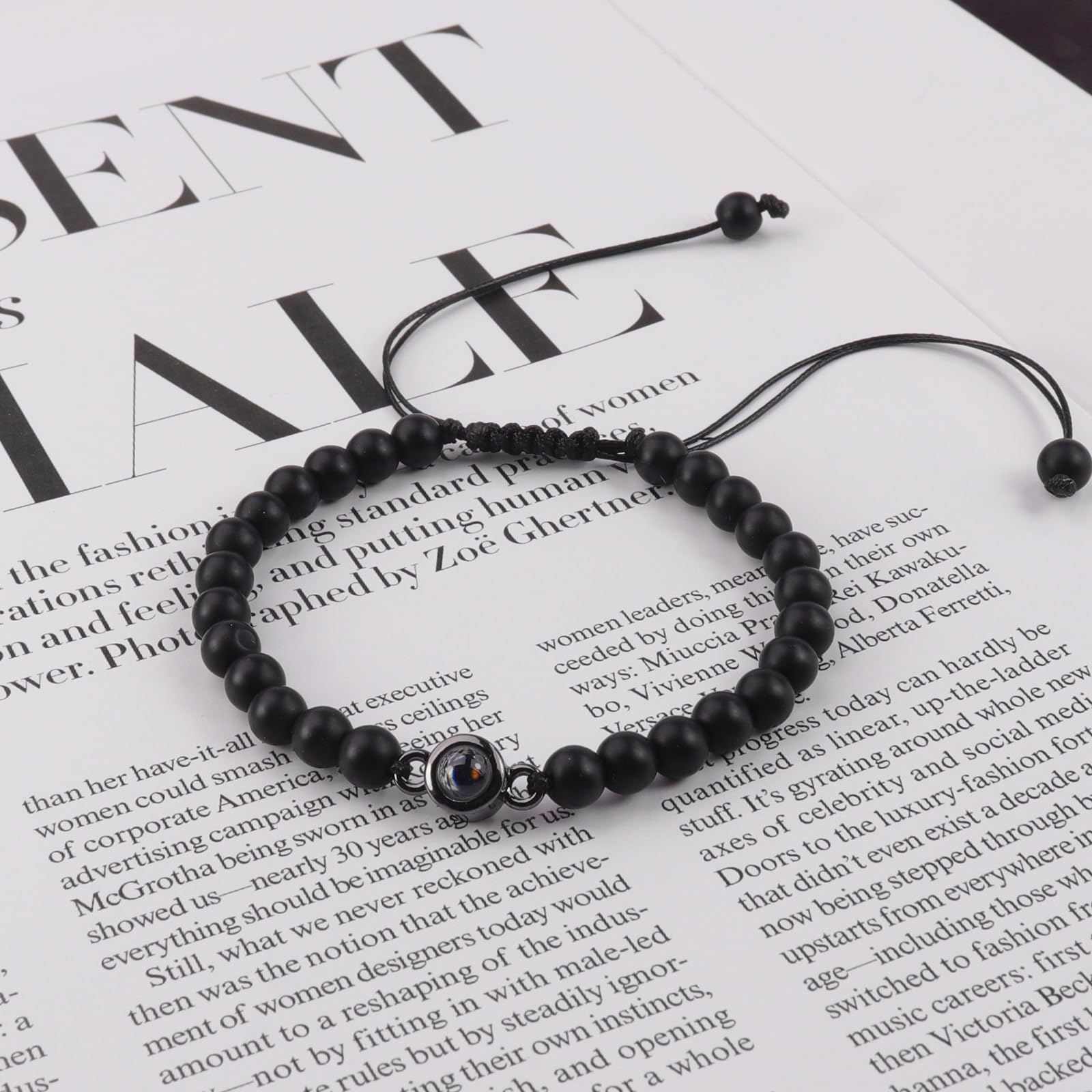 72-Hour Matching Couple Bracelets Set - Pinky Promise Natural Stone & Crystal Beaded Bracelets for Boyfriend/Girlfriend | Trendy Relationship Gifts for Birthday, Anniversary & Valentine's Day | Perfect for Date Nights, Proposals & Romantic Moments