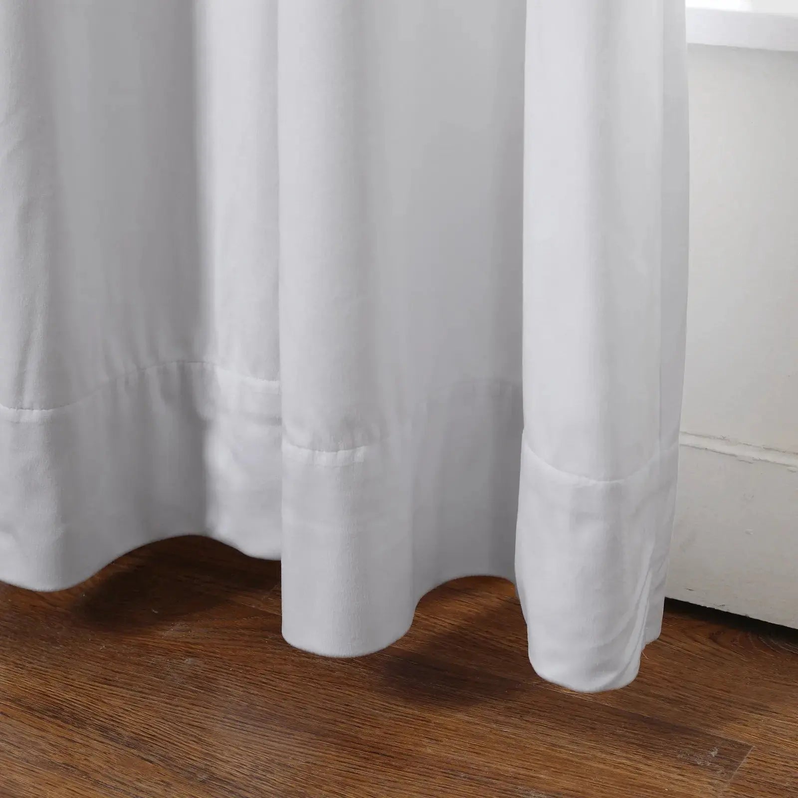 Birkin Velvet Pinch Pleat Blackout Curtains for Bedroom & Living Room - Luxurious Room Darkening Drapes for Home Decor