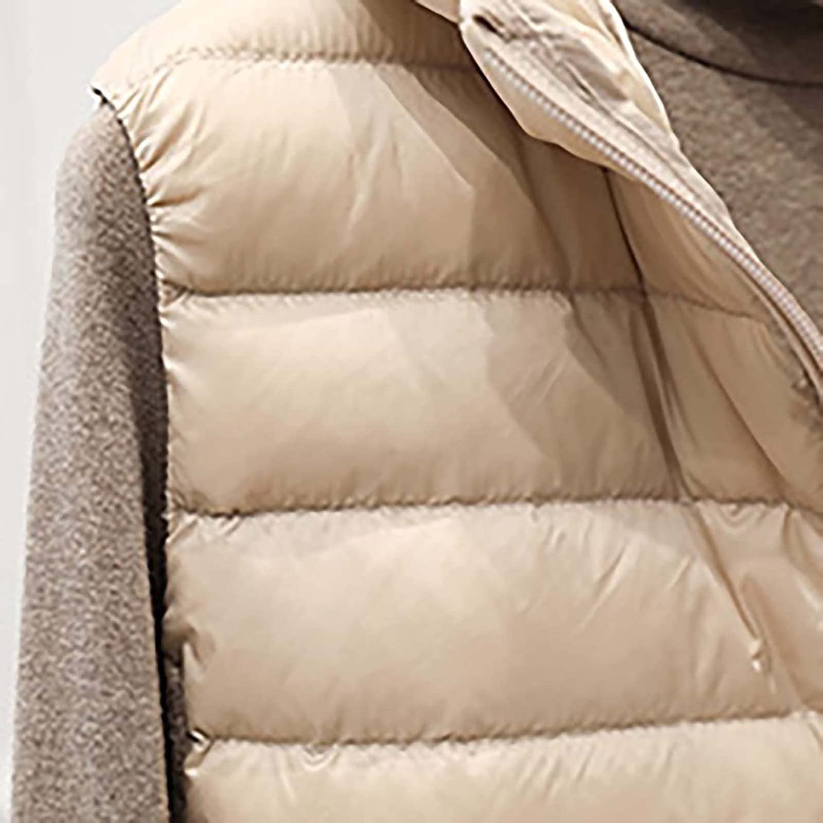 Women's Long Quilted Down Vest with Hood - Warm Winter Coat for Outdoor Activities, Hiking, and Casual Wear