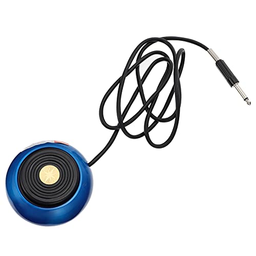 Healifty 360° Stainless Steel Tattoo Foot Pedal Switch - Blue Tattoo Power Controller Foot Control for Professional Tattoo Artists | Perfect for Tattoo Machines, Power Supplies & Tattoo Studio Equipment