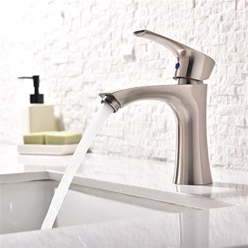 Trento Single Handle Bathroom Sink Faucet with Hot and Cold Water Mixer - Perfect for Modern Bathrooms, Powder Rooms, and Guest Baths