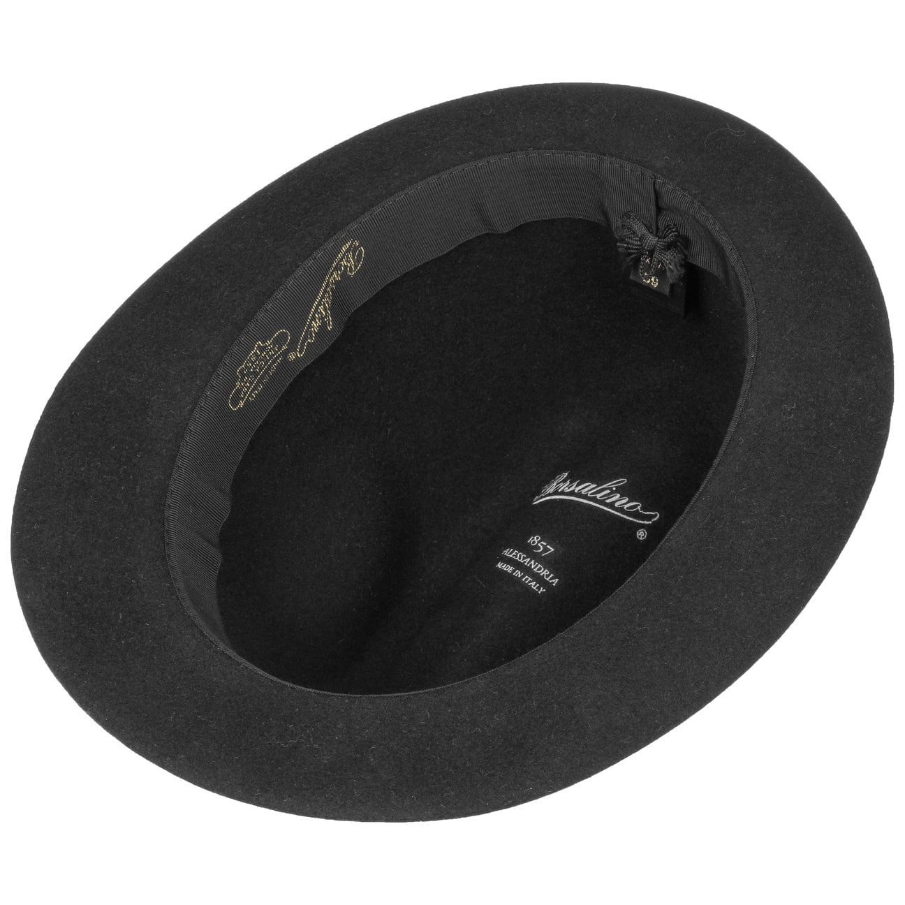 Borsalino Marengo Fur Felt Bogart Hat for Men - Classic Fedora Style for Outdoor, Travel & Formal Occasions