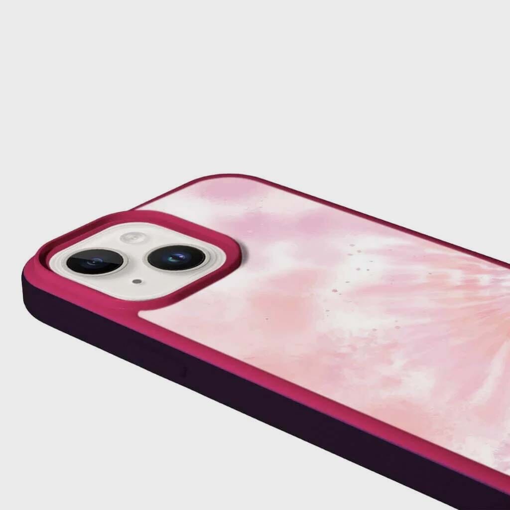 MagSafe iPhone 13 Case - Pink Tie Dye Design, Shockproof & Slim Protective Cover for iPhone 13 (2021) | Perfect for Everyday Use, Travel & Outdoor Activities