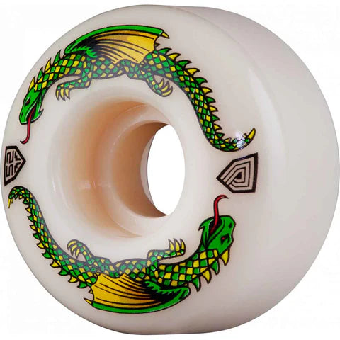 Powell Peralta Dragon Formula 93A Wheels 54mm - High Performance Skateboard Wheels for Street & Park Skating | Durable Urethane Wheels for Smooth Ride & Tricks