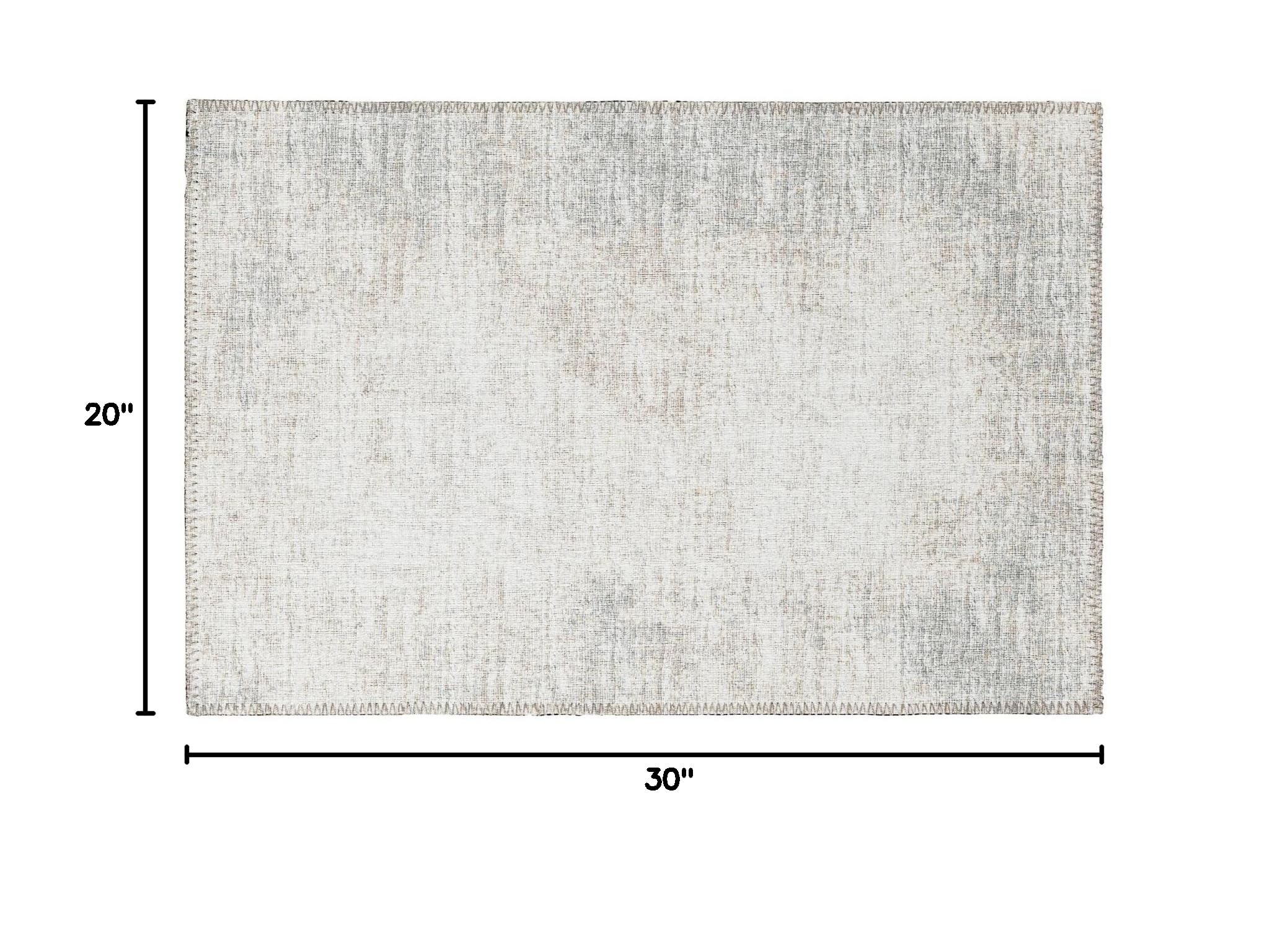 Addison Rylee ARY31 Grey Washable Indoor Outdoor Area Rug 1'8
