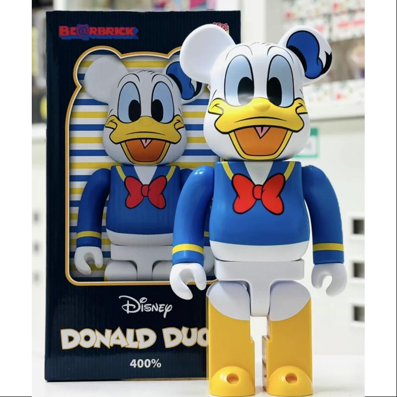 Limited Edition Disney Donald Duck 400% Be@rbrick Bearbrick Collectible Figure 2024 - Perfect for Disney Fans, Toy Collectors & Home Decor Display