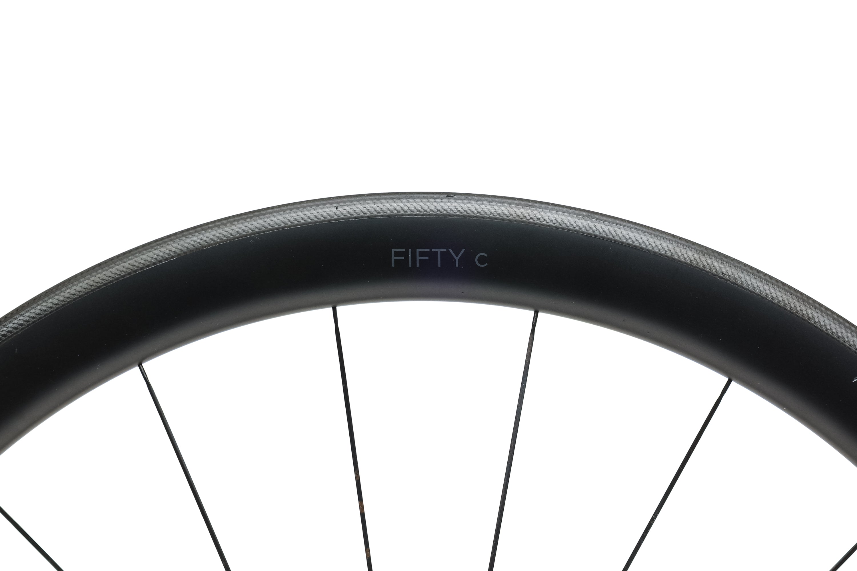 Black Inc Fifty C Carbon Tubeless 700c Front Wheel - Lightweight Aero Road Bike Wheel for Racing & Training - Perfect for Road Cycling, Triathlons & Competitive Riding