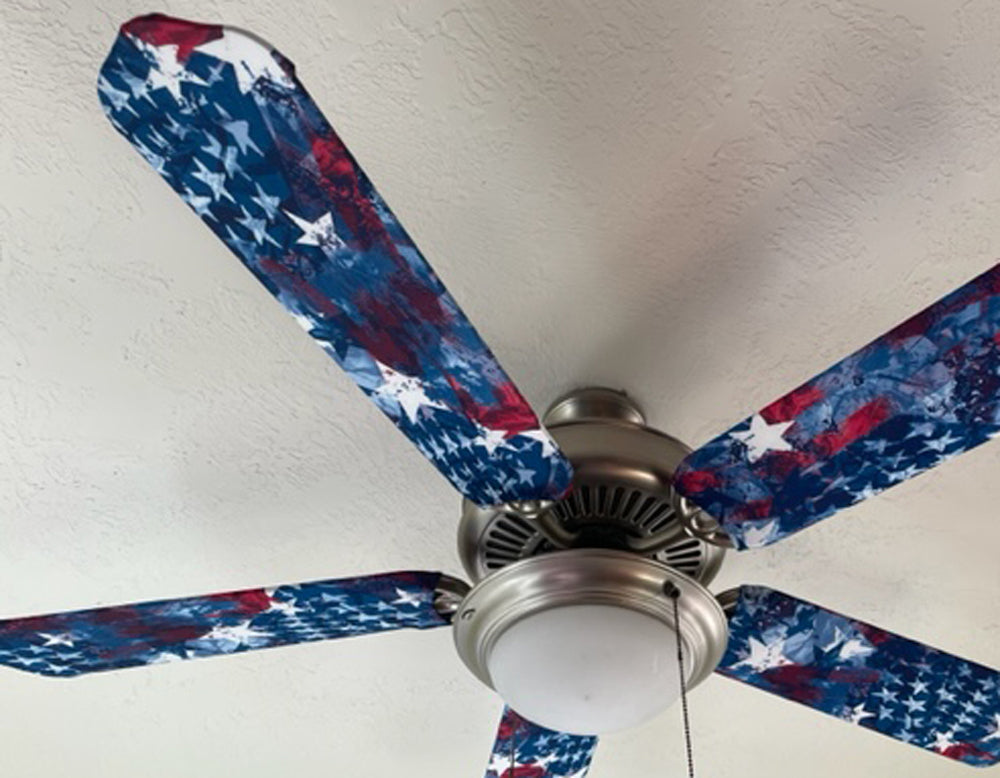 Funky American Flag - Patriotic Home Decor for Living Room, Bedroom & Outdoor Parties | USA Flag Wall Art, Unique Gift for Independence Day & National Holidays
