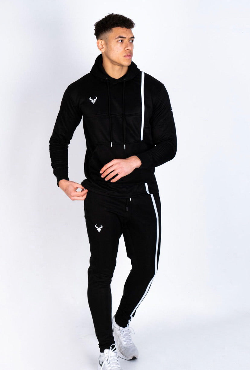 Cerus Black Hybrid Hoodie for Men & Women - Lightweight, Water-Resistant, Breathable Jacket for Outdoor Activities, Hiking, and Casual Wear