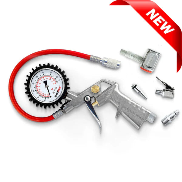 Prestaflator Pro Tire Inflator - Portable Air Compressor for Bikes & Cars - Compatible with Presta & Schrader Valves - Perfect for Road Trips, Cycling & Emergency Tire Inflation