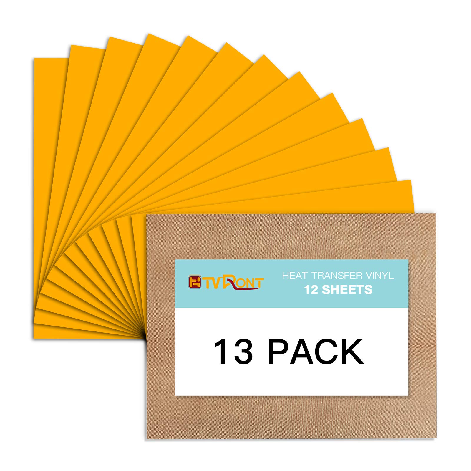 13 Pack Yellow HTV Heat Transfer Vinyl Bundle - 12
