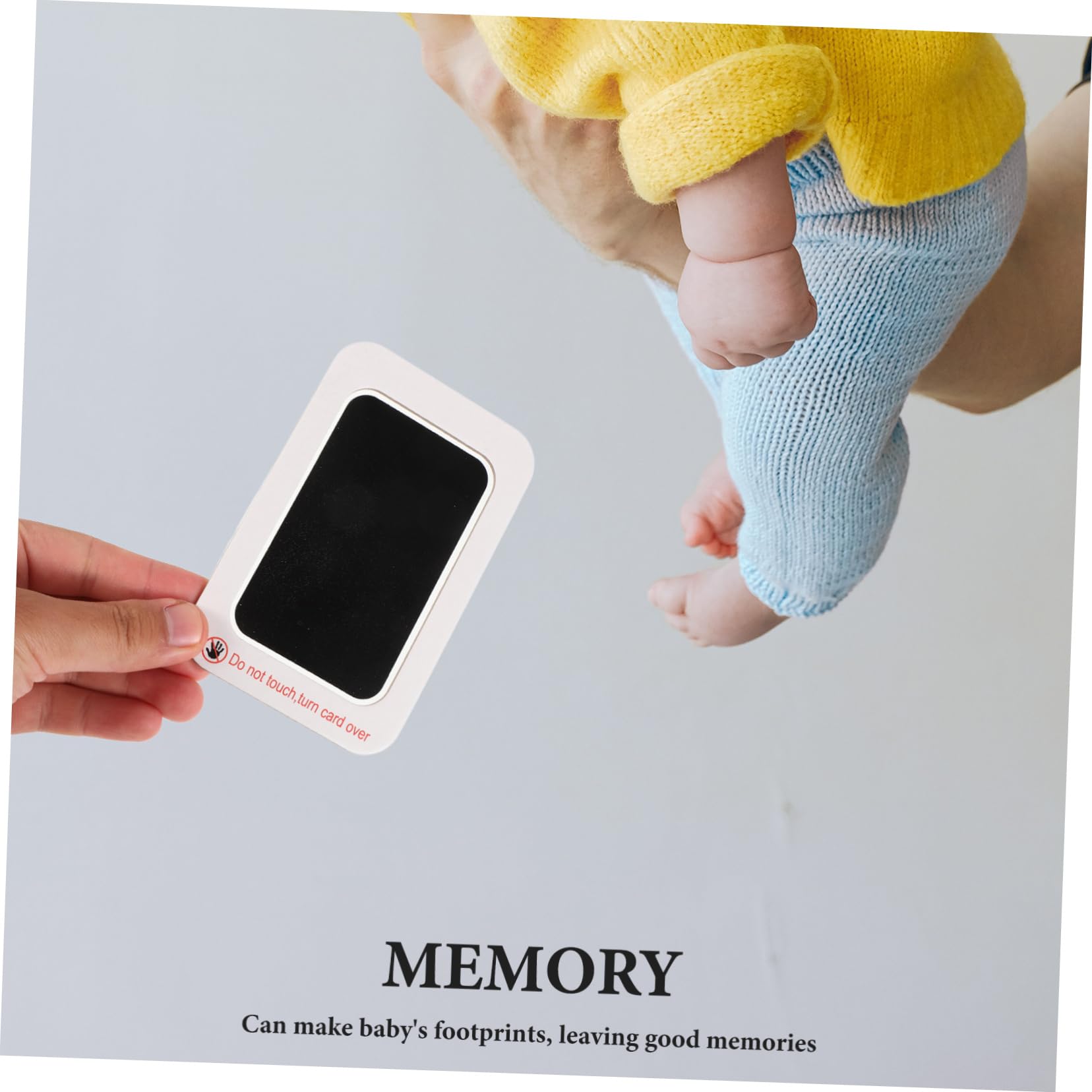 **Safe Inkless Hand & Footprint Kit for Newborns - Baby Memory Keepsake, Nursery Decor, First Birthday Gift, Christening Souvenir**