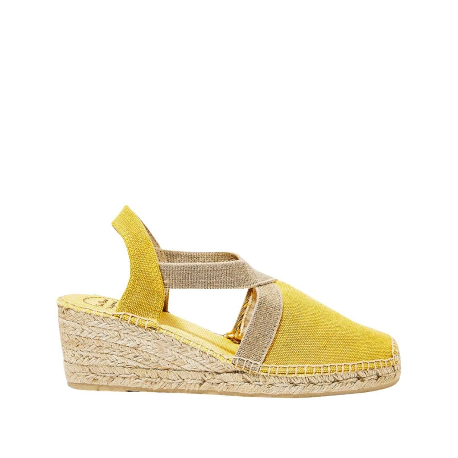 Women's Plain Canvas Wedge Espadrilles - Comfortable Summer Casual Shoes for Beach, Vacation & Everyday Wear | Terra V